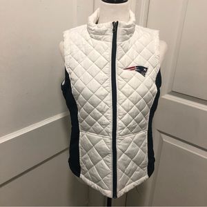 NFL patriots football ladies vest size medium